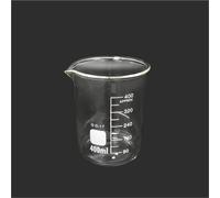 vaso con escala de medición, Paquete de 1 vaso precipitados borosilicato con graduación y pico, 25-1000 ml(400)
