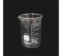 vaso con escala de medición, Paquete de 1 vaso precipitados borosilicato con graduación y pico, 25-1000 ml(1000)