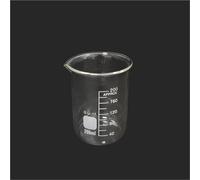 vaso con escala de medición, Paquete de 1 vaso precipitados borosilicato con graduación y pico, 25-1000 ml(200)