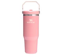Vaso con pajita abatible Stanley IceFlow 2.0 con asa 30 oz | Tapa giratoria y pajita abatible | Botella de agua a prueba de fugas | Acero inoxida
