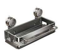Vaso con para ducha, organizador de almacenamiento de pared, organizador de almacenamiento de ducha, sin sello para jabón, taza, pared, baño, apartamento, dormitorio, casa, cocina, dormitorio