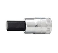 Vaso con punta y cuadradillo de 3/8" para tornillos de cabeza hexagonal de 8 mm