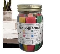 Vaso con versículos de la Biblia para emociones y sentimientos - 67 códigos de colores hechos a mano, tarjetas bíblicas portátiles | tarjetas de oración únicas para despertar suerte, animar a amigos y