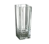 Vaso Cuadrado De Vidrio Transparente 2000, H 23Cm