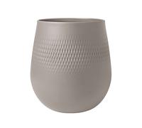 Vaso Cuadrado Grande Taupe Manufacture Collier De Villeroy & Boch 23 Cm