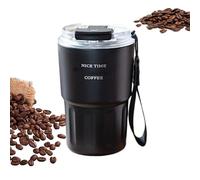 Vaso de acero inoxidable, 360 ml Straw Cup, 2,76 x 2,76 x 5,71 pulgadas, Compact Insulated Design, Conmuting Hydration, Portable Mug for Outdoor Activities, Travel, Gym, Sports