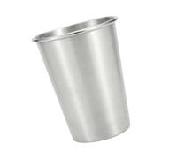 Vaso de acero inoxidable de 350 ml de capacidad, acero inoxidable 304, vasos de metal para beber | Peso ligero de 80 g, construir, taza de campamento, vaso reutilizable para viajes, camping, picnic