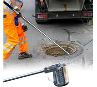 Vaso de acero inoxidable extra largo de 500 ml/1 litro, colector de agua graduado para un muestreo preciso de agua (110300 cm)