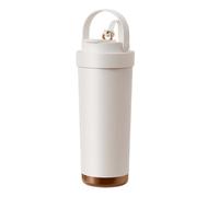 Vaso de agua con paja - Vaso grande reutilizable con tapa | Vaso de bebidas frías sin BPA, vasos de paja doble aislados, vasos de viaje para oficina, fitness, exterior, batidos