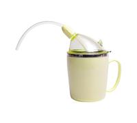 Vaso de alimentación de convalecencia, 350ml vaso de con paja para pacientes con discapacidad, bebida de maternidad, agua, gachas, sopa, ayudas para beber