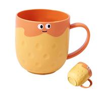 Vaso de baño, vaso de cepillo de dientes para | Portavasos para cepillo de dientes | Vasos de baño para, vaso para cepillado, fondo elevado, con mango