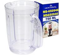 Vaso de Batidora de Vaso 750 ml con Código Original MS-650946 MS650946 para Tefal - MONTERAL