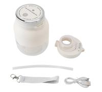 Vaso de batidora portátil, licuadora eléctrica recargable por USB, 6 cuchillas, capacidad de 500ml, licuadora de tamaño Personal para viajes de trabajo en casa