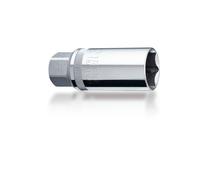 Vaso de bujía TOPTUL 3/8 pulgadas 16 mm magnético