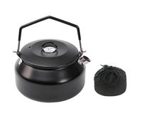 Vaso de Camping de Acero Inoxidable de 1L con Bolsa de Transporte, Ligero y Portátil para Té, Ideal para Excursiones, Fuegos al Aire Libre y Viajes de Pesca