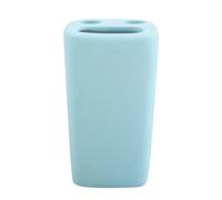 Vaso de cerámica Haití para cepillo de dientes, Color Azul Claro - MSV.