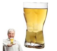 Vaso de cerveza falsa - Jarra de cerveza 401-500 ml, taza de whisky portátil, forma de cuerpo de vidrio | Jarra de cerveza de vere con forma de cuerpo ajustable para despedidas de soltero. Chpe de