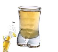 Vaso de cerveza falsa - Jarra de cerveza 401-500 ml, taza de whisky portátil, forma de cuerpo de vidrio | Jarra de cerveza de vere con forma de cuerpo ajustable para despedidas de soltero. Chpe de