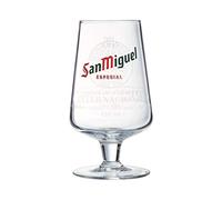 Vaso de cerveza oficial de San Miguel de 10 onzas, ideal para el hogar, bar o incluso un regalo