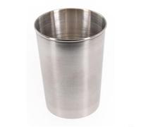 Vaso de chupito de acero inoxidable 30/70/180/320 ml, color plateado para bar, café y oficina, fondo ancho estable, interior pulido, vaso compacto para Coca-Cola y café (no para bebidas calientes