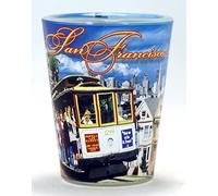 Vaso de chupito de collage de fotos de San Francisco California