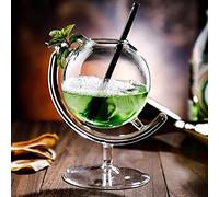 Vaso de cóctel creativo - 330 ml de vidrio huracán para beber manhattans, martini y vino, vidrio moderno y elegante para fiestas