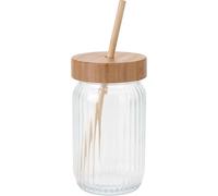 Vaso de cristal con tapa de 500ml