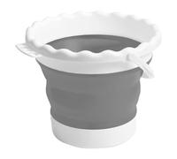 Vaso De Enjuague Con Soporte Para Pinceles Plegable, Cubo Agua Pintura Portátil, Herramienta Limpieza Artes Y Manualidades Silicona, Suministros Al Óleo | Lavabo Plegable Que Ahorra Espacio Estudio Ar