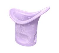 Vaso de enjuague ocular de silicona - ligera y reutilizable, recipiente de limpieza flexible, accesorio de baño para ojos lisos, cómodo vaso refrescante, ayuda compacta para el cuidado