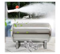 Vaso de expansión 100-500 L Sistema de agua Tanque de presión horizontal grande, Kit de instalación de tanque de presión de pozo de acero inoxidable para bomba de pozo/sistema de agua presurizada (Si