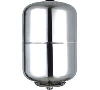 Vaso de expansión acero inoxidable 25L, depósito de presión 8bar, calderín grupo de presión doméstico.