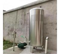 Vaso De Expansión Acero Inoxidable Gran Capacidad Depósito De Presión Calderín Grupo De Presión Doméstico Tanque De Presión De Pozo Utilizado para Agua Doméstica,Plata,500L