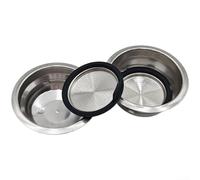Vaso de filtro de acero inoxidable de 51 mm para Saeco para máquinas de espresso EC331 EC680 EC685 EC695 Pieza de repuesto (cesta de 2 tazas)