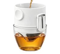Vaso de filtro para verter sobre el filtro, cerveza plegable de acero inoxidable, de café portátil de viaje, dispositivo de cono de elaboración de malla reutilizable, kit compacto de cafetería