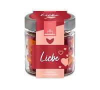 Vaso de goma de mascar con forma de corazón, 120 g, regalo para tus seres queridos, regalo para tus amigos, día de San Valentín o día de la madre, regalo para pareja