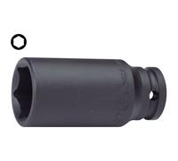Vaso de impacto HANS 1 pulgadas 33 mm 6 caras largo (LKW)
