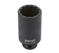 Vaso de impacto SONIC 1/2" 36 mm 12 caras tief