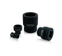 Vaso de impacto TOPTUL 1/2 pulgadas 19 mm 6 caras