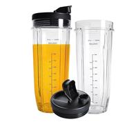 Vaso de licuadora compatible con Nutri Ninja, accesorio reemplazable for exprimidor NJ32OE, juego de tapas de vaso grande, utensilios de cocina, procesador de alimentos, accesorios for licuadora