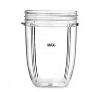 Vaso de licuadora compatible con NutriBullet, repuestos for licuadoras extractoras de 600 W, 900 W y PRO (18 oz, 24 oz y 32 oz)(NB18oz cup)