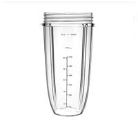 Vaso de licuadora compatible con NutriBullet, repuestos for licuadoras extractoras de 600 W, 900 W y PRO (18 oz, 24 oz y 32 oz)(NB32oz With scale)