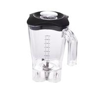 Vaso De Licuadora, Con Tapa De Cuchilla En La Parte Inferior, Compatible Con Hamilton Beach HBH550/650/850, Reemplazo Del Tanque Del Contenedor Del Exprimidor De La Trituradora De Hielo De La Licuador