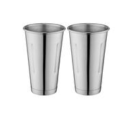 Vaso de licuadora de acero inoxidable, vaso for batido de leche, 30 oz, juego de 2, licuadora hecha a mano, vaso de malta for batido de leche, accesorios for mezclar, herramientas de cocina