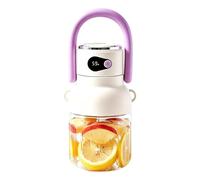 Vaso de licuadora eléctrica - Mezclador de frutas inalámbrico para herramientas de cocina | Exprimidor de batidos personales: para mujeres, hombres, adolescentes, adultos, cocina, gimnasio, viajes, do