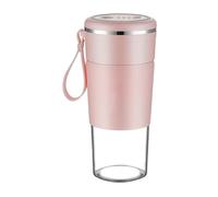 Vaso de licuadora portátil - Exprimidor profesional premium de 300 ML Mezclador de de frutas con cabezal cortador de dos cuchillas de acero inoxidable Personal para viajes Deportes Cocina Carga U