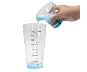 Vaso de medición | Dilución vertedor de 700 ml, tazas medidoras de pintura - para limpieza del hogar, cocina, lavandería, dilución de tinte para el cabello, pintura, cóctel y bebida