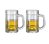 Vaso de pinta personalizado, taza cerveza, vasos grandes clásicos con asa, tazas Pub for fiesta, vidrio transparente, 14 onzas