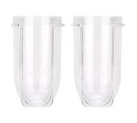 Vaso De Plástico Transparente For Licuadora, Jarra Alta De 16 Oz, Compatible Con Magic, Exprimidor Bullet MB 1001 De 250 W, Fácil De Limpiar.