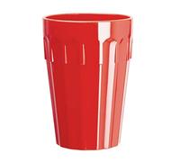 Vaso de policarbonato 9 oz (260 ml). Color: Rojo. Cantidad por Caja: 12.