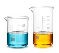 Vaso de precipitados vidrio borosilicato laboratorio 25-5000 ml altura(200ml)